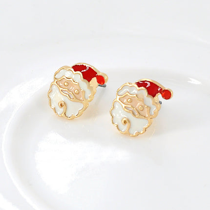 Christmas Earrings Santa Claus