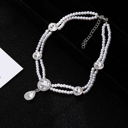 Vintage Irregular Exaggerated Pearl Necklace
