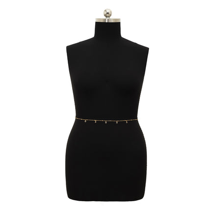 Single Layer Waist Chain Crystal Stone Body Chain