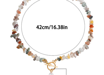 Natural Stone Bead Necklace