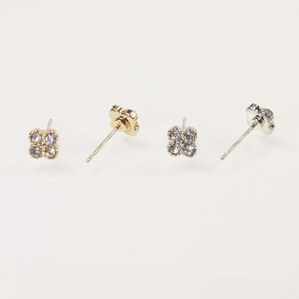 Clover stud earrings set