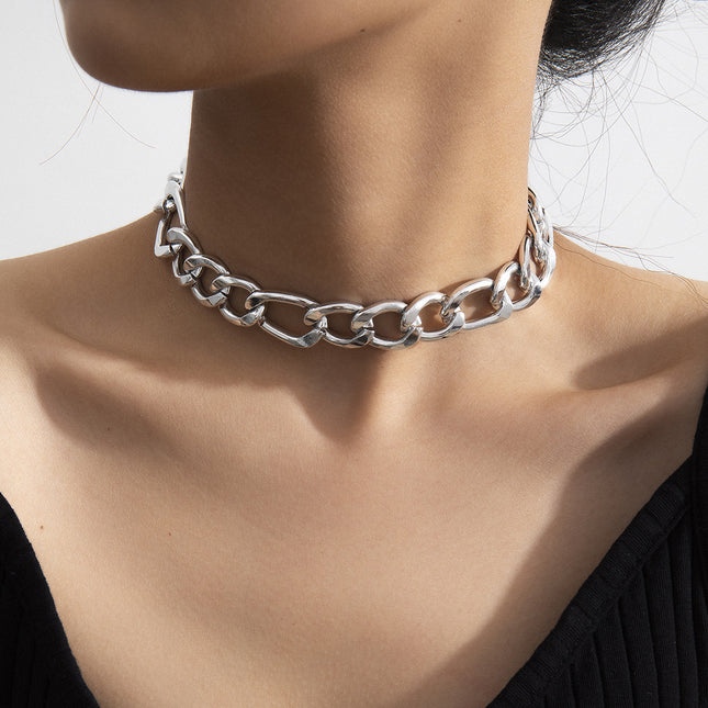 Punk Chain Choker Necklace