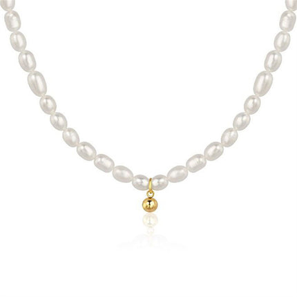 Elegant Baroque Pearl Choker Necklaces