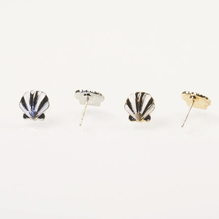 Blue Whale Shell Earring Set