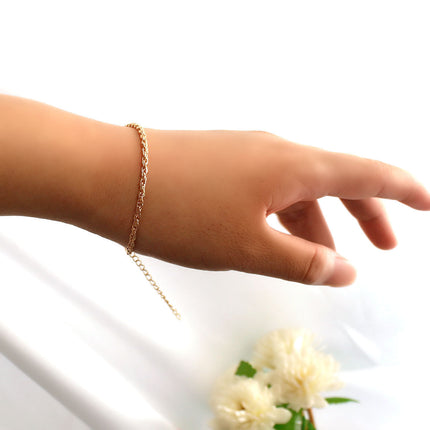 Twisted Rope Chain Bracelet