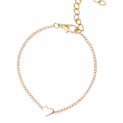 Heart Shaped Charm Bracelet for Women