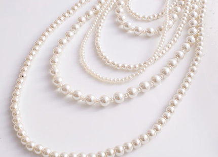 Six-layer Pearl Necklace Wedding Bride Pearl Necklace