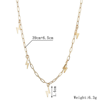 Tiny Lightning Charms Choker Necklace