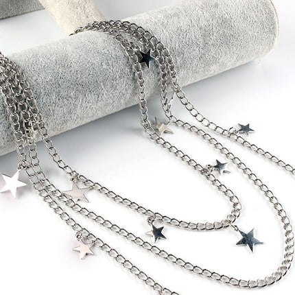 Hip Hop Punk Style Metal Multi-layer Pants Chain