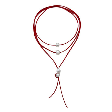 Gothic Trendy Color Rope Choker Necklace Women