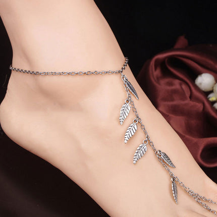 Summer Beach Sexy leaf Anklet Jewelry
