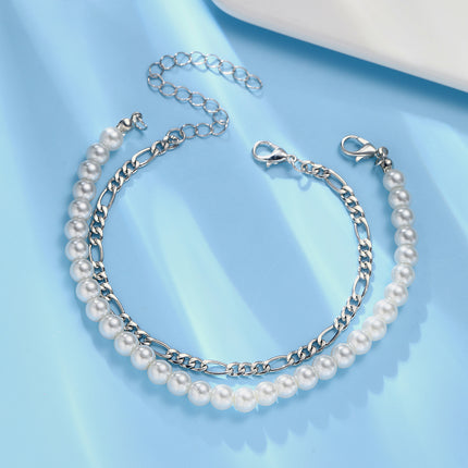 Two Layers Pearl Bracelet