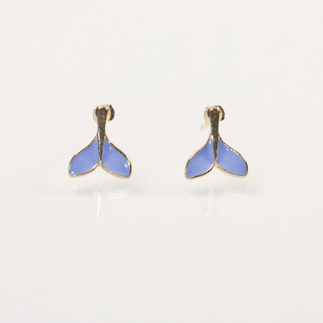 Fashion Small Fishtail Stud Earrings