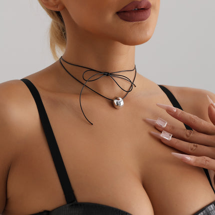 Wax Thread Colored Hand Woven Rope Necklace