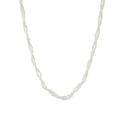 Dough Twiste Collar Bone Chain Double Layer Necklace