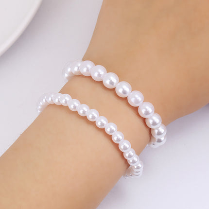Beauty Pearl Beads Chain bracelet