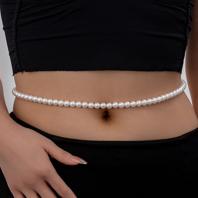 Vintage Pearl Waist Belly Chains for Women
