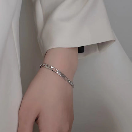 Cuban Curb Link Chain Gothic Bracelets