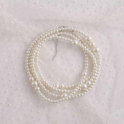 Vintage Simple Sweater Chain Classic Style Long Pearl Necklace
