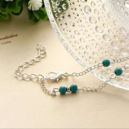 Boho Handmade Ankle Bracelet Bead Chain