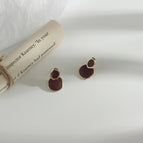Burgundy / Gold Color