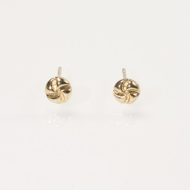 Small Round Knot Stud Earrings