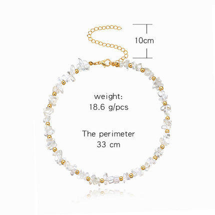 Irregular Natural Stone Beaded Necklace