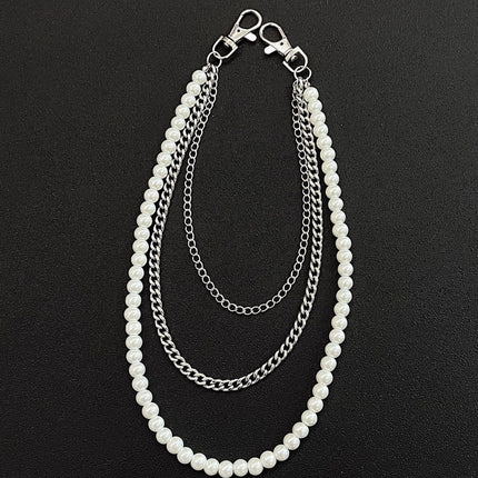 Multi Layer Pearl Pants Chains