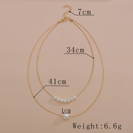 Multi Layers Pearl Necklace