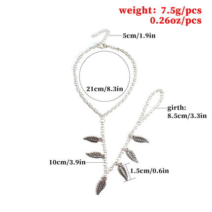 Summer Beach Sexy leaf Anklet Jewelry