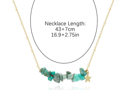 Natural Stone Bead Necklace