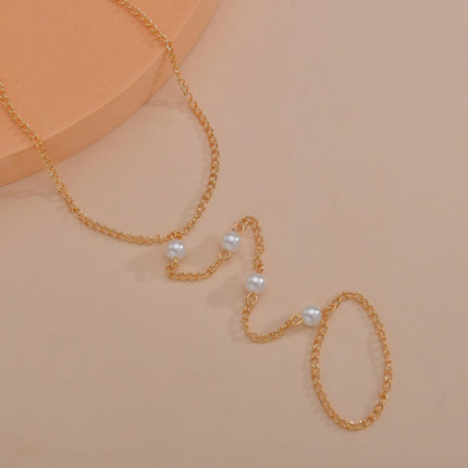 Summer Beach Style Alloy Mittens Anklet Jewelry
