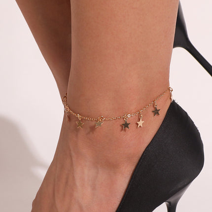 Little Star Pendant Anklet Jewelry