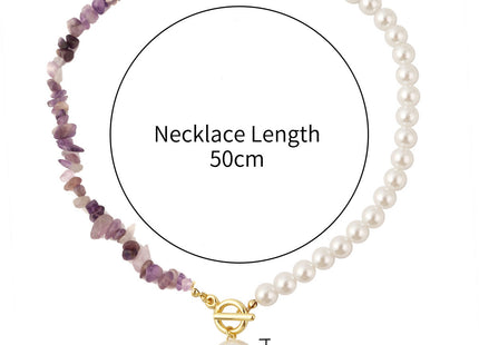 Natural Stone Bead Necklace