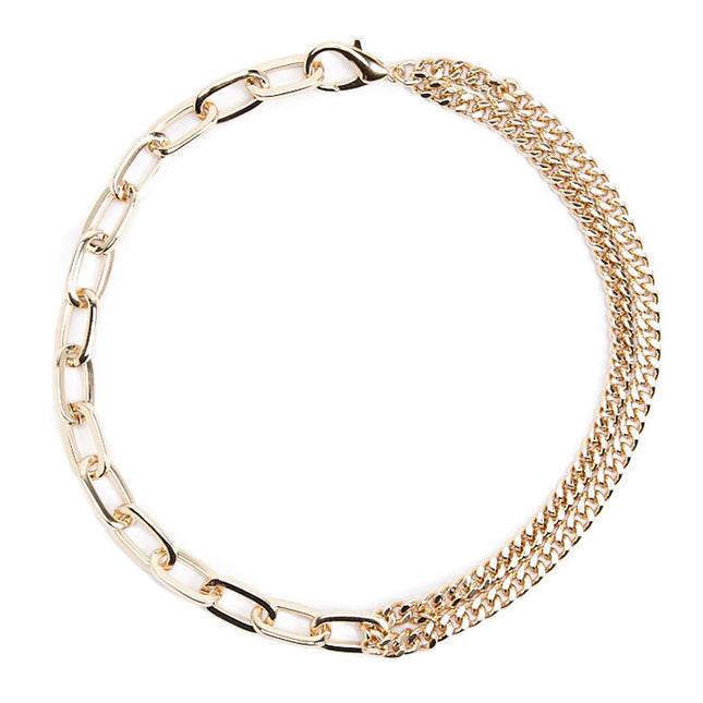 Lady Chunky Cuban Choker Chain Necklace