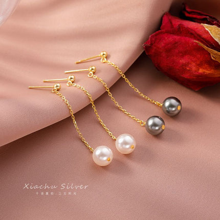 Shell Pearl Dangle Earring