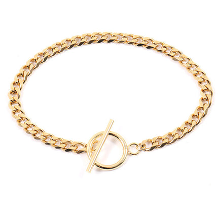 Elegant Baroque Pearl String Bracelet
