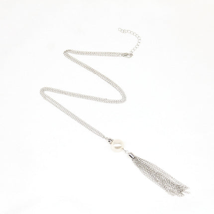 Long Tassel Pendant Necklaces for Women