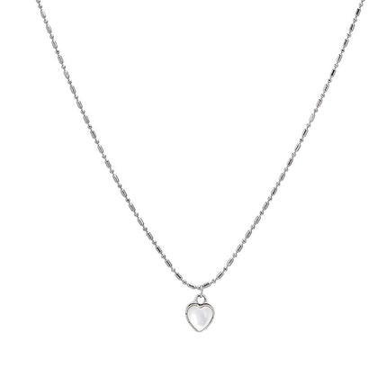Heart Pendant Necklace Female Sweet - FASHION SHEGOODS LLC