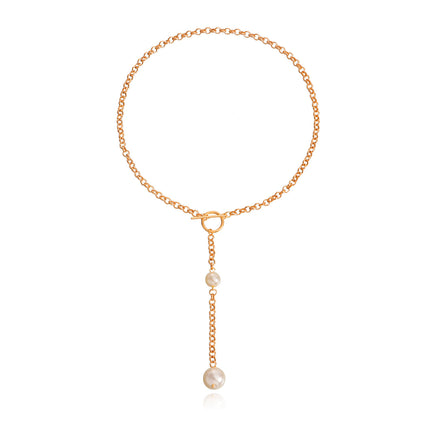 Baroque Pearl Choker Necklace