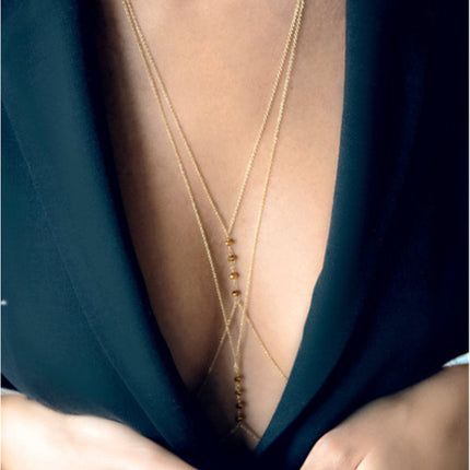 Sexy Geometric Multilayer Tassel Jewelry Body Chain