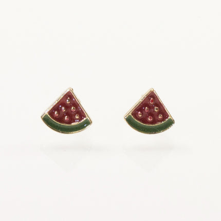Watermelon Enamel Earrings for Women