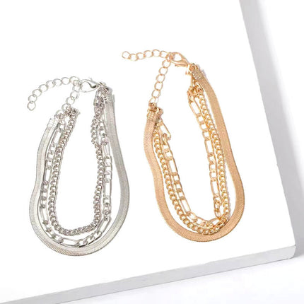 Multilayer Chain Bracelet