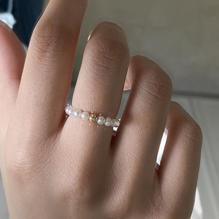 Tinny Pearl Rings