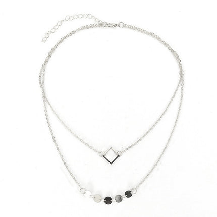 Geometric Chain Necklace