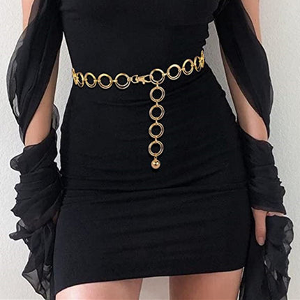 Layered Coin Belly Chain Bikini Belt Chain Gold Coin Tassels Waist Body Jewelry