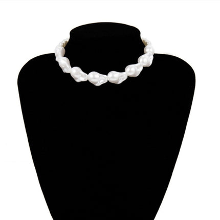 Multi Layer Pearl Necklace Choker - FASHION SHEGOODS LLC