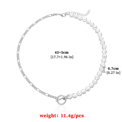 OT Buckle Choker Necklace Jewelry Women