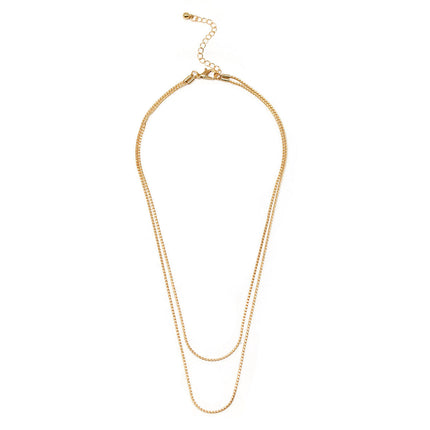 Multi-Layer Link Snake Bone Choker Necklace for Women