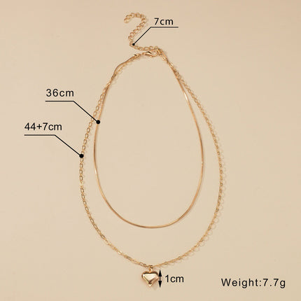Love Heart Pendant Necklace